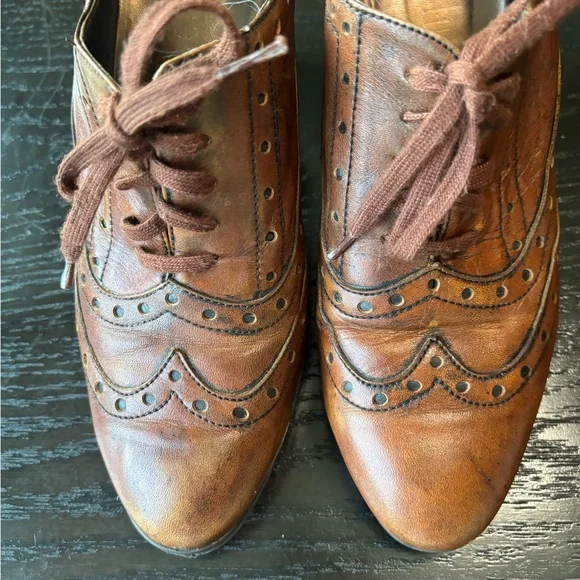 Plumers Menorca Brown Leather Oxford Brogues Shoes size 9 - Picture 8 of 10